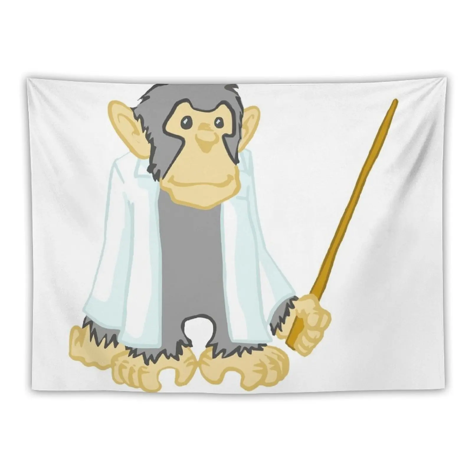 

Academic Chimps: The Professor Tapestry Home Decor Accessories Decoration Room Tapestry