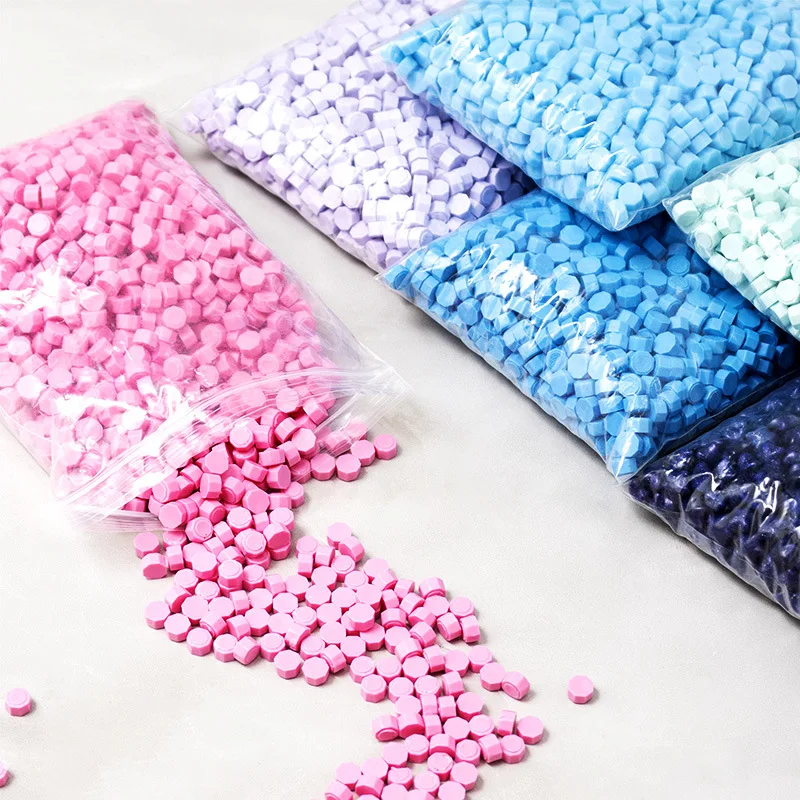 Seal Wax 200PCS 36 Colors DIY Stamp Particle Clipboard Material Wedding Invitation Letter Decoration