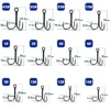 9KM Fishing Treble Hooks High Carbon Steel Brabed Sharp Triple Hook Fishing Hooks on Hard Lures Saltwater Fishing Accessories 2