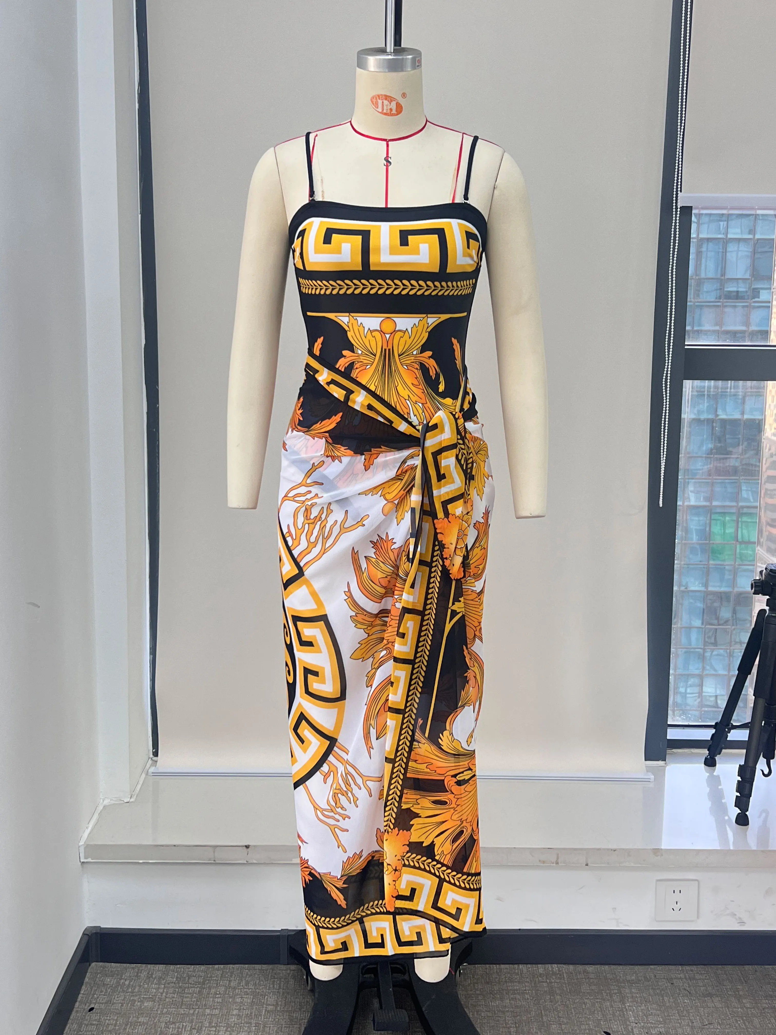 2025 New Arrival Push Up Women Bikini Set Floral Printed Ruffle Bikinis Strappy Bandage Swimwear Brazilian Biquini Bathing Suit 2