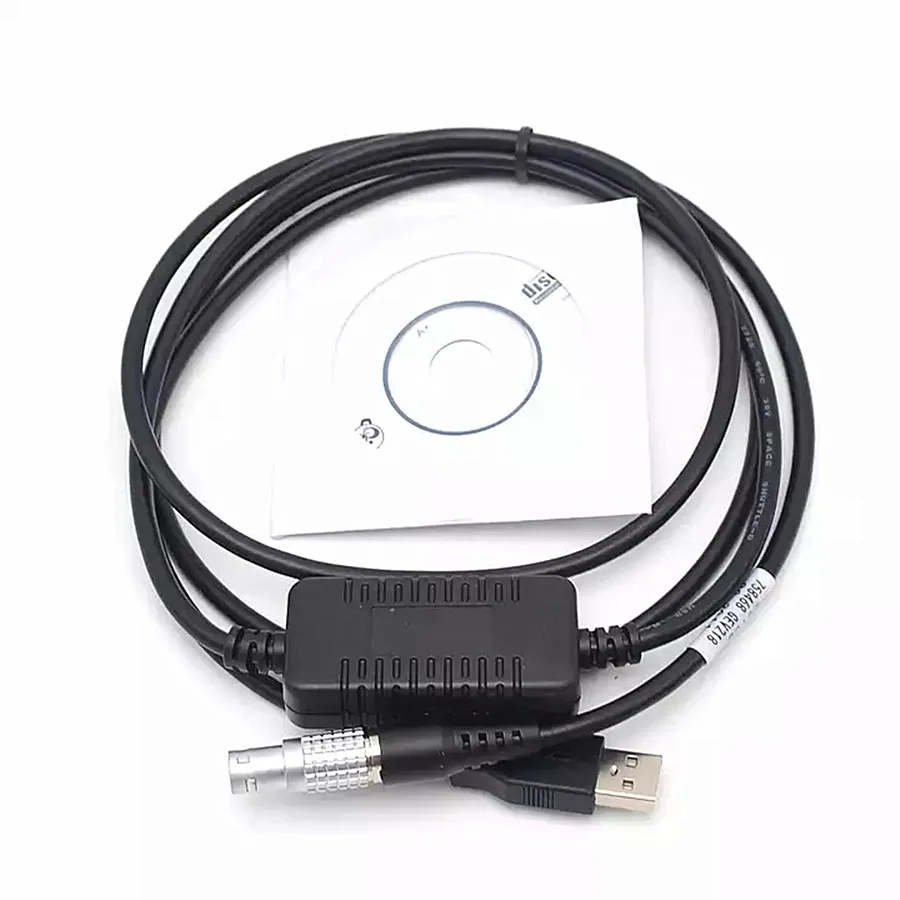 Gev218 Usb Data Cable For Leica Tm30 Ts30 Total Stations Lemo 1B Usb Connects Ts To Pc