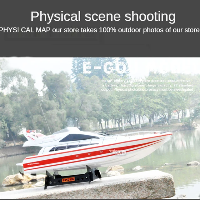 3837 Luxury High-speed Speedboat Simulation Boat Remote Control Speedboat Gift 6