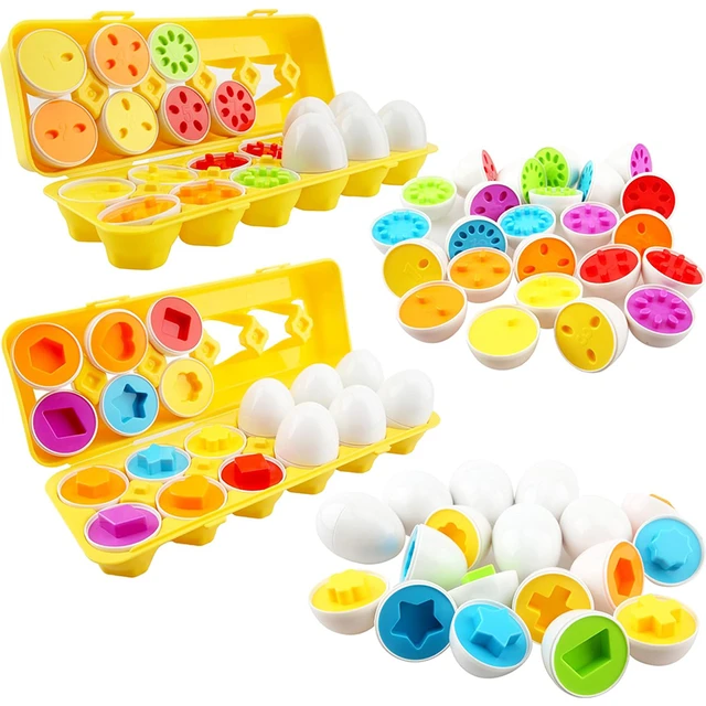Zabawka edukacyjna zabawki edukacyjne dziecka Montessori zabawki gry  rozwoju dziecka dopasowane do kształtu jajka zabawki sensoryczne dla dzieci  2 3 lata - AliExpress