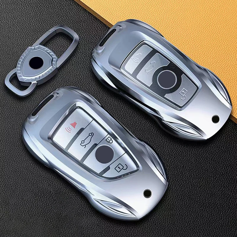 Fshion Zinc Alloy Car Key Case Cover For Bmw 1 3 5 6 7 Series X1 X3 X4 X5  X6 X7 F15 F16 F18 F20 F25 F30 F48 G11 Car Accessories - Key Case For Car -  AliExpress