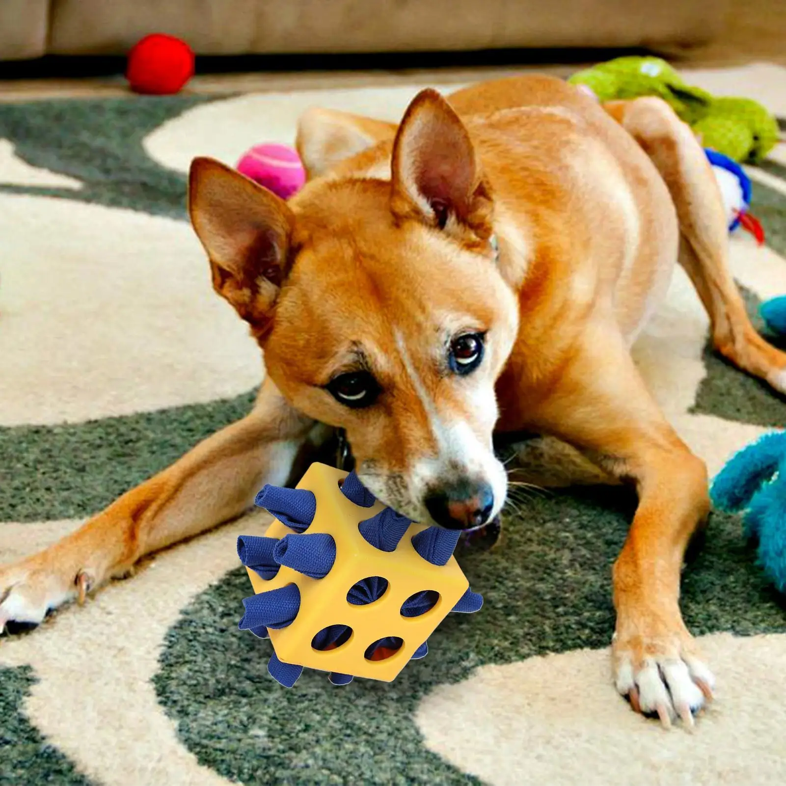 Dog Puzzle Feeder Ball Interactive Dog Toys To Keep Them Busy Chew Toys For Large and Small - PeticaDeals