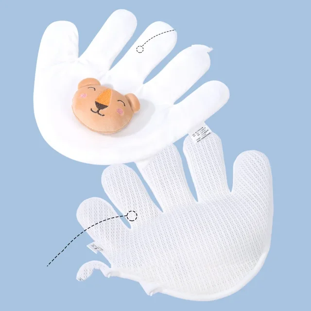 Soothing Baby Sleep Aid Pillow Babies Soothing Palms Baby Sleep Aid Infant Calming Remote Control Hand Palms Toddler 4