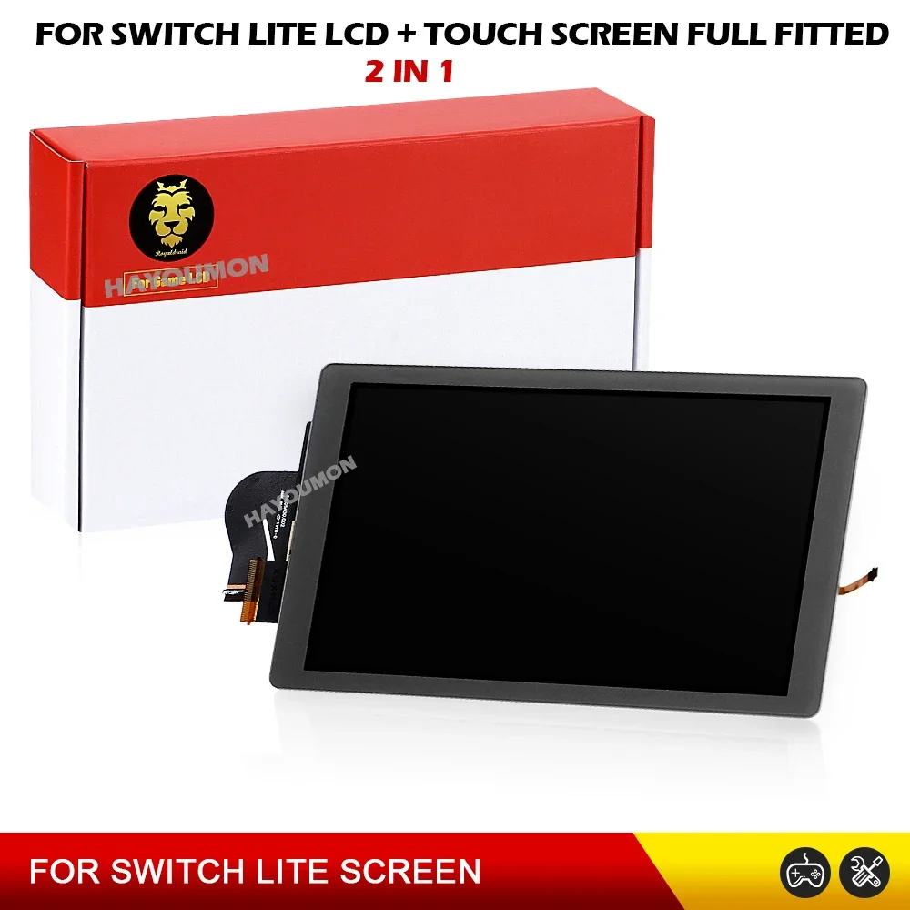 Premium 2-in-1 LCD Display with Touch Screen for Switch Lite - Full Assembly Replacement