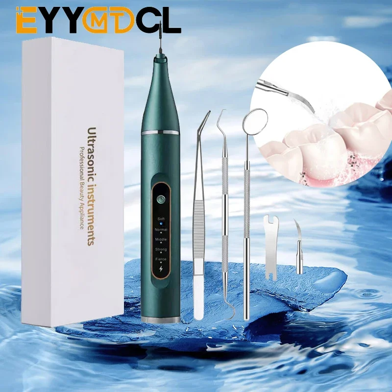 EYY Ultrasonic Scaler Dental Teeth Tartar Remover Electric Teeth Cleaner Oral Scalers for Adults Whitening Oral Irrigator
