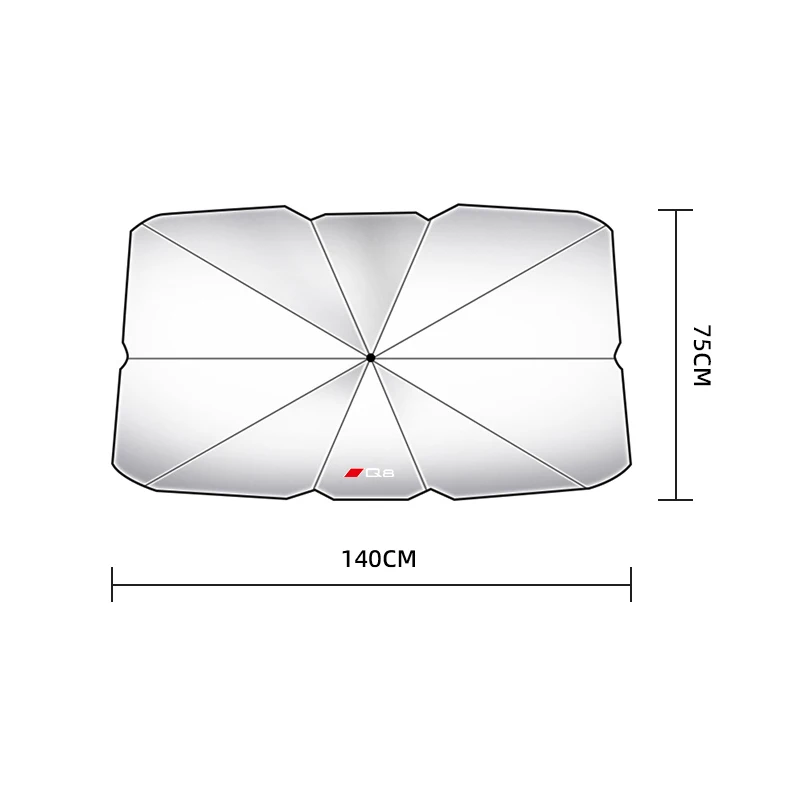 Premium Foldable Windshield Sun Shade Umbrella
