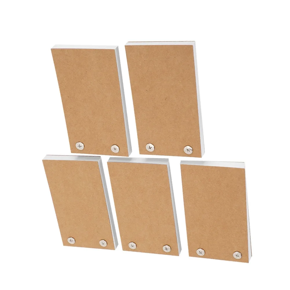 5PCS 별도 디자인 플립북 키트 바인딩 나사 구멍이 있는 애니메이션 종이 손으로 그린 플립북 LED 조명 호환 가능