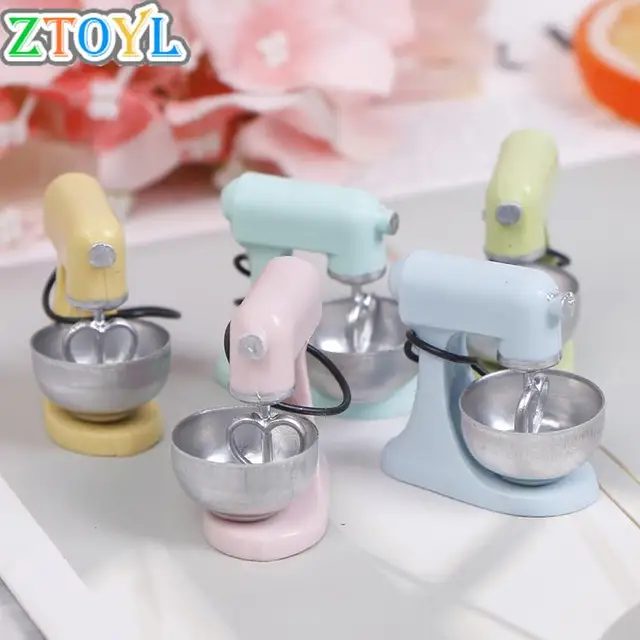 1:12 Dollhouse Miniature Kitchen Modern Mixer Model Furniture Accessories Toys Dollhouse Miniature Accessories 1