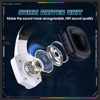 ONIKUMA 2.4GHz Wireless Gaming Headset For PS5 PS4 PC Mac Noise Cancelling Earphone Headset Gaming Headphone With Micr RGB Light - Image 2