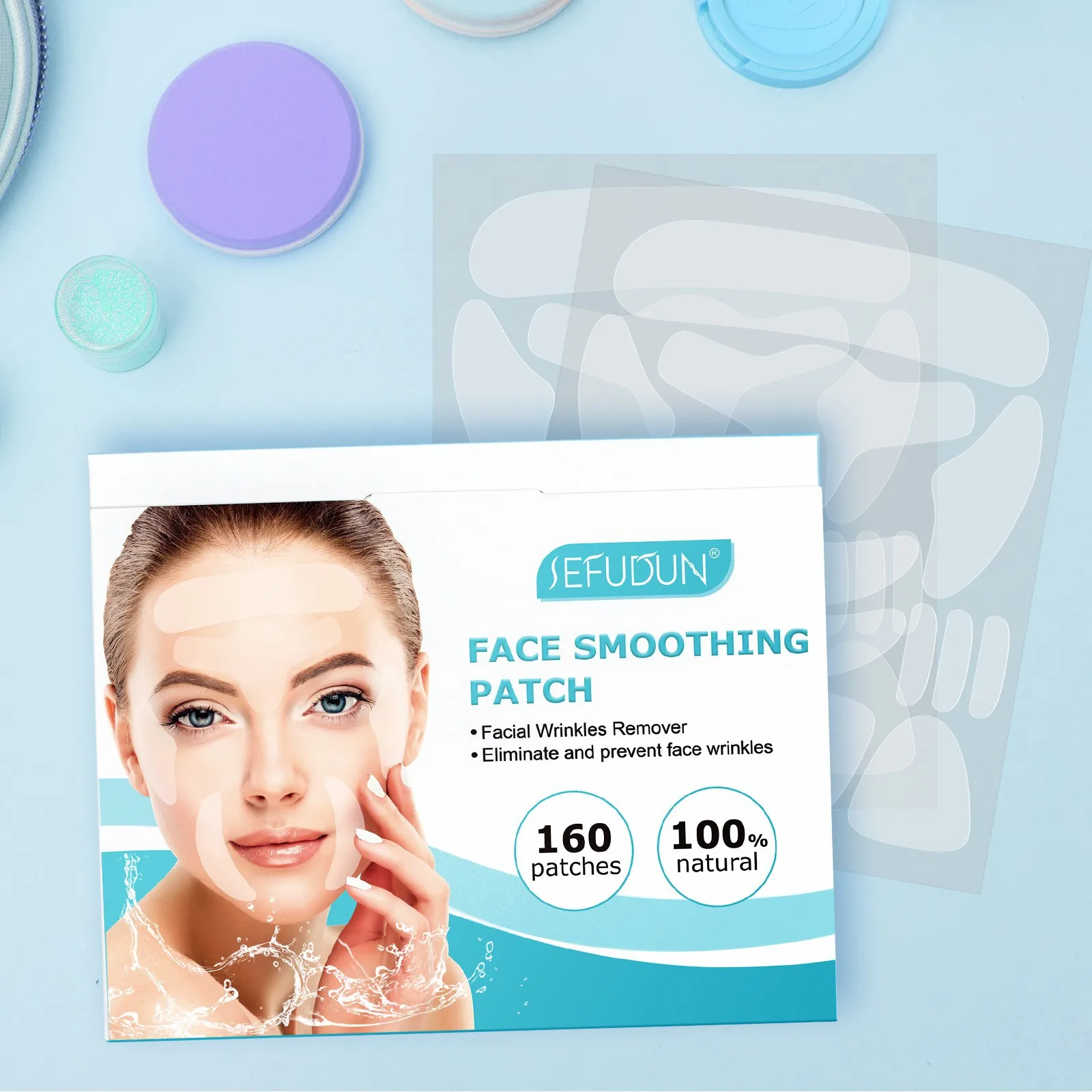 

2Type Silicone Anti-wrinkle Stickers Unisex Face Forehead Neck Eye Sticker Pad Anti Aging Patch Face Lifting Mask Skin Care Tool