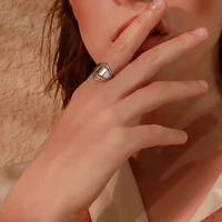 Skyrim Stainless Steel Ring Heart Star Flower Butterfly Moon Phase Geometric Women's Finger Rings Wedding Gift Wholesale - Image 3