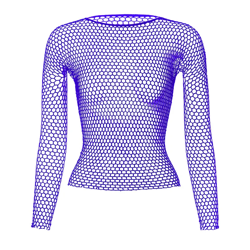 Ladies Hollow Out Crop Tops Sexy Fishnet Perspective Long Sleeve Underwear Women Summer Corset Top women lingerie women underwear women crop top