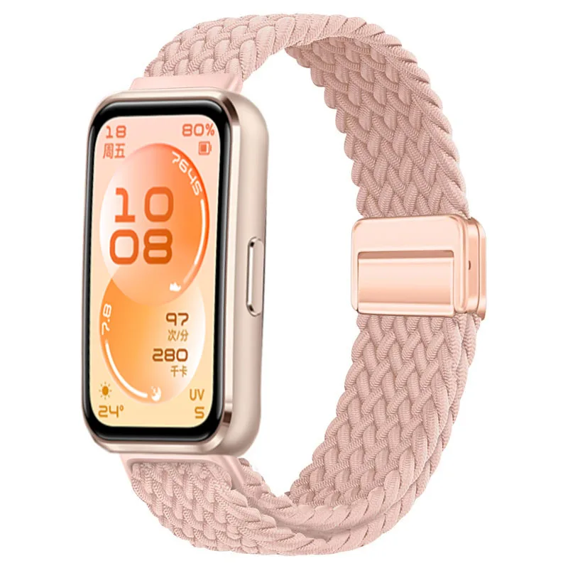 Braided Nylon Magnetic Buckle Adjustable Strap