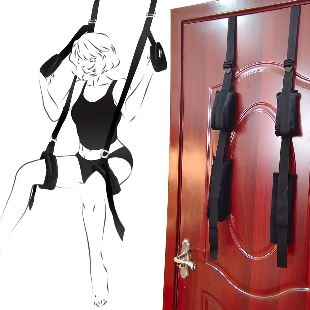 Door Hanging Suspended Swing Sex Belt Soft BDSM Bondage Restraints Fetish Adult Sexy Games Erotic Products for Couples Sex Toys