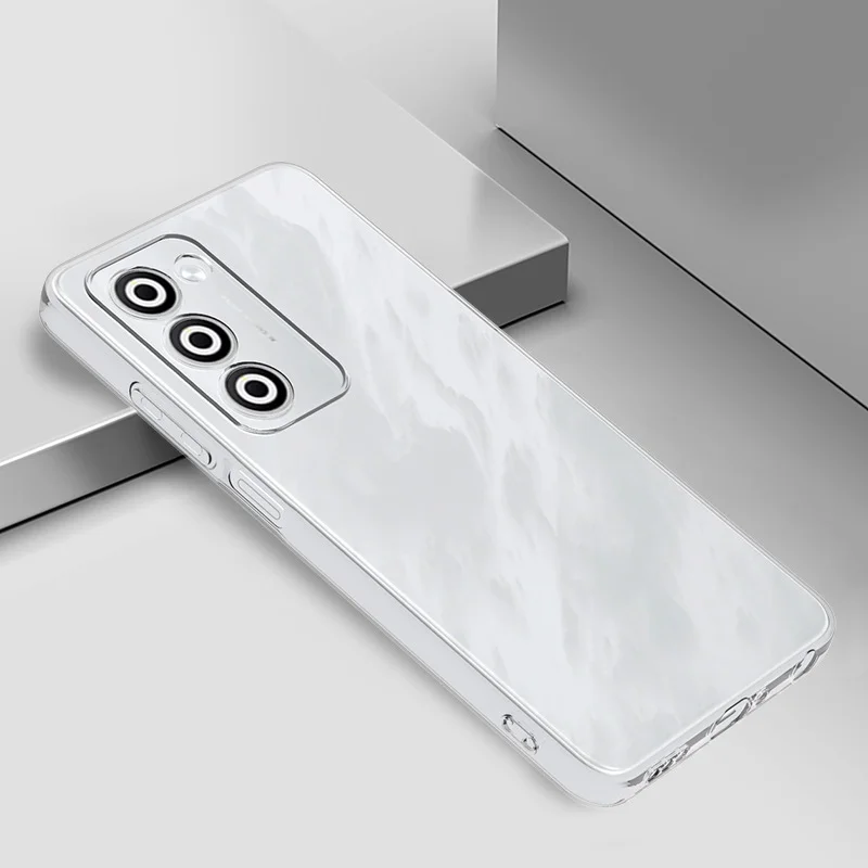 Ultra-Thin Transparent TPU Soft Back Cover - Clear Protective Bumper Case