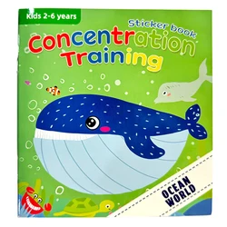 Children's Reusable Cartoon Sticker Book: Fun and Educational Gift (Ocean World)