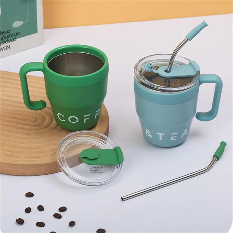 

Cute Thermos Cup Leak-proof Lid Cute Design Uniquely Designed Thermos Cup Drink Directly Leak Proof Mug Easy To Carry Lovely