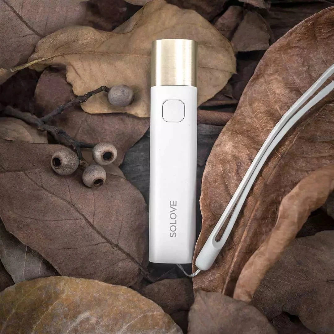 Original SOLOVE X3 LED Flashlight 3000mAh Mobile Power USB Multi-function Brightness Torch Power Bank Portable Lighting led flashlight,led flashlights,led torch light