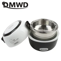 DMWD-Mini cuiseur à riz électrique portable, boîte à lunch chauffante thermique, cuiseur vapeur, récipient de cuisson, chauffe-repas, 2 couches 3