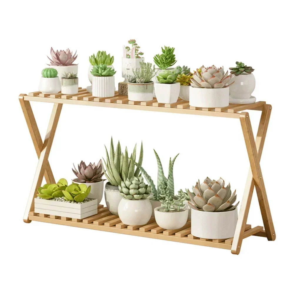Multilayer Wooden Plant Stand Flower Pots Living Room Outdoor Furniture Succulent Display Planter Holder Shelf Organizer