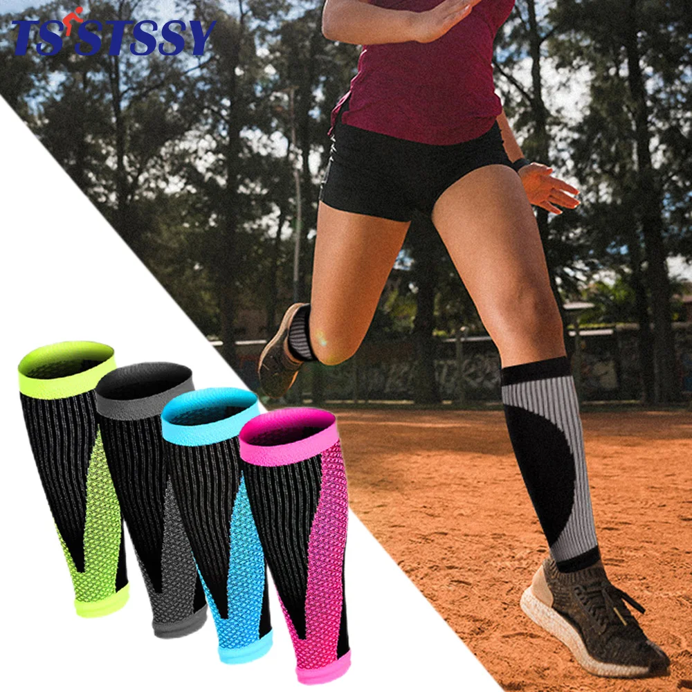 

1Pair Sports Calf Compression Sleeves Leg Sleeve Shin Splints Support for Women Men Cycling Running Basketball Football Tennis