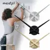 MCDFL DIY Large Wall Clock Metal Mechanic Accessories Models Motor Extra Long Hands Decorated Home Decor Items Interior Design 1