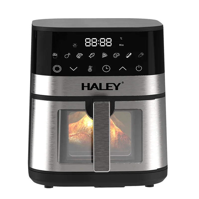 Air fryer, large capacity electric fryer, oven, home intelligent visual display 5
