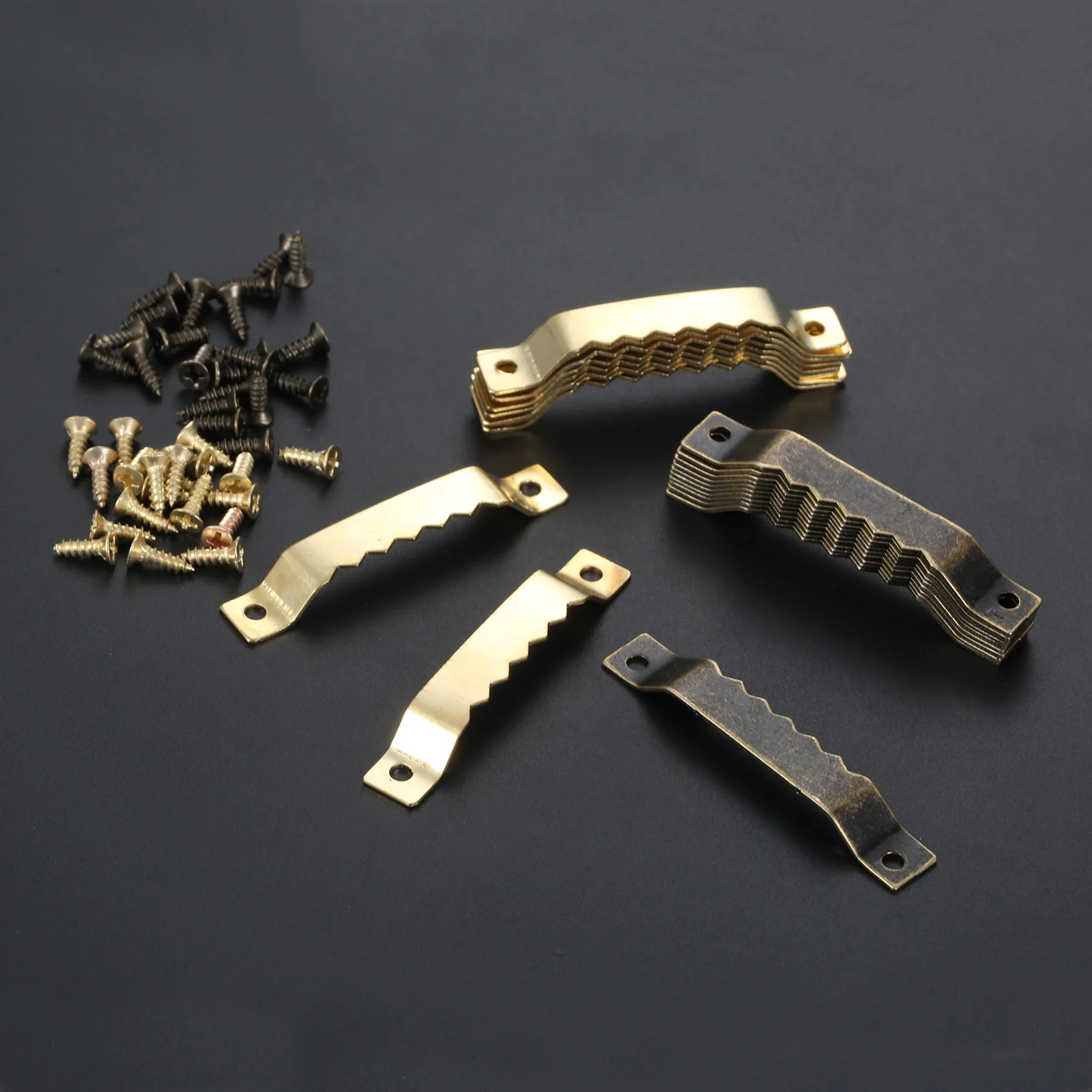 10-Pack Metal Sawtooth Picture Hangers with Screws