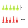 50Pcs Professional Golf Tees Perfect For Teeing The Ball Improve Accuracy Training Golf 25MM 0.98' Castle Green Golfer Accessory 6