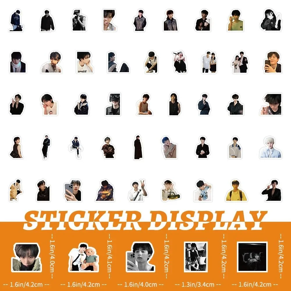 Zhou Yiran HD Poster Humanoid Stickers Hot TV Character Drama Stills Hand Account Materials Pad Computer Cellphone DIY 100PC/SET
