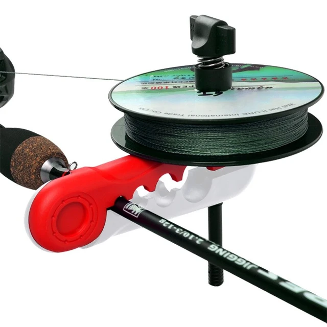 Fishing Line Winder Portable Baitcasting Spinning Reel Line Spooler Machine  ABS Spooling Carp Fishing Equipments Winding