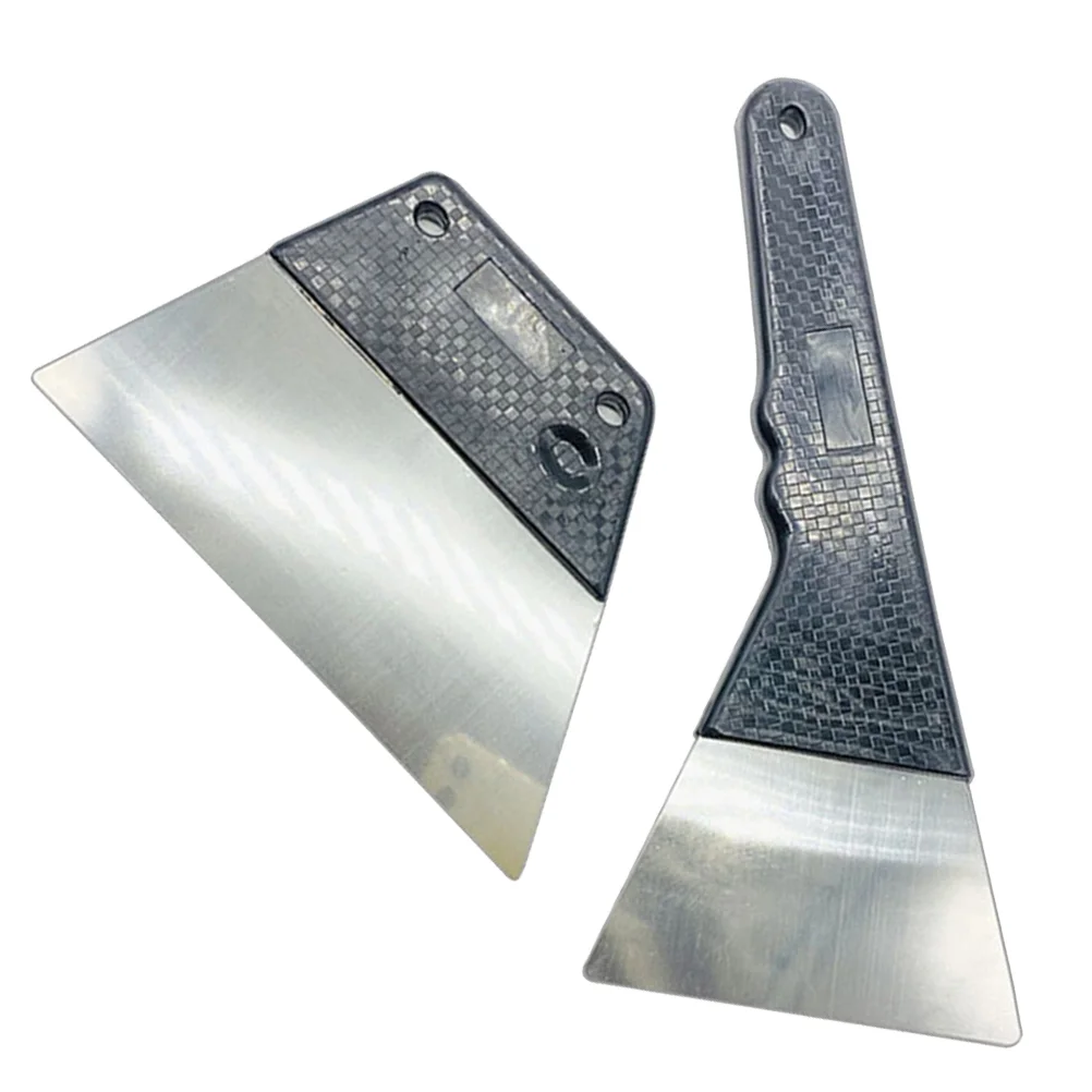 

2 PCS/Set Film Scraper Car Tool Auto Window Tint Scrapper Stainless Steel Wrapping