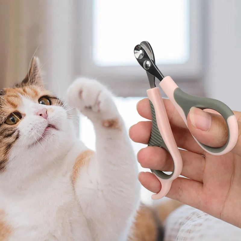 Cat Nail Clippers Pet Clippers Dog Grooming Cleaning Pet Nail Cat Elbow Cat Nail Clipper Dog Nail Beauty Scissors Pet Supplies 4