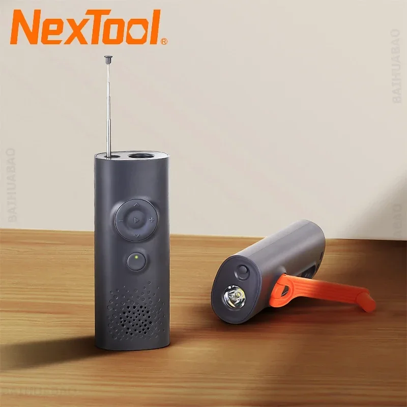 

Nextool 6 In 1 Multifunctional Radio Flashlight Emergency Tool Kit Flashlight Hand Crank Power Bank SOS Alarm Outdoor Camping