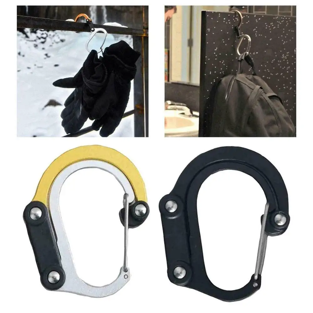 

Lock Buckle Outdoor Hook Multi Tool Climbing Snap Clip Keychain Clips Deluxe Carabiner Clip Handbag Holder Hanger