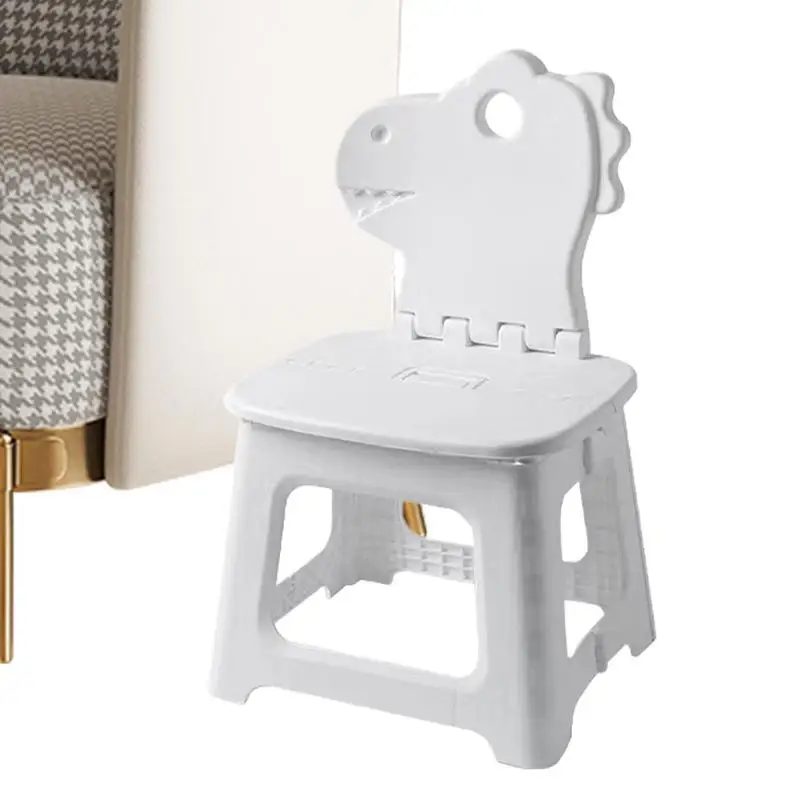 Folding Step Stool Cute Animal Kids Folding Chairs With Back