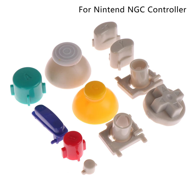 1Set Di Pulsanti Set Completo Per Gamecube L R Pulsanti Trigger Sinistro Destro Pulsanti Abxy D-Pad Kit Mod Set Per Controller Nintend Ngc