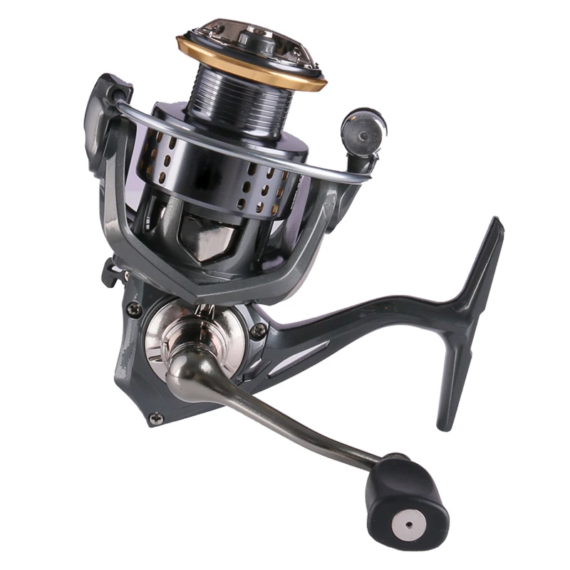 Moulinet De Pêche Zebco Regem FD 60 - Frein Avant, 3 Roulements à Billes, Ratio 5.2:1 - Capacité 175 M/0.40 Mm - Noir Et Blanc