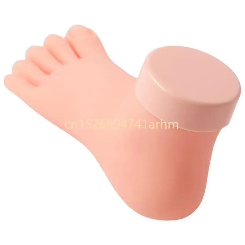연습 거짓 발 모델 실리콘 보철 매니큐어 도구 실용적인 거짓 발
