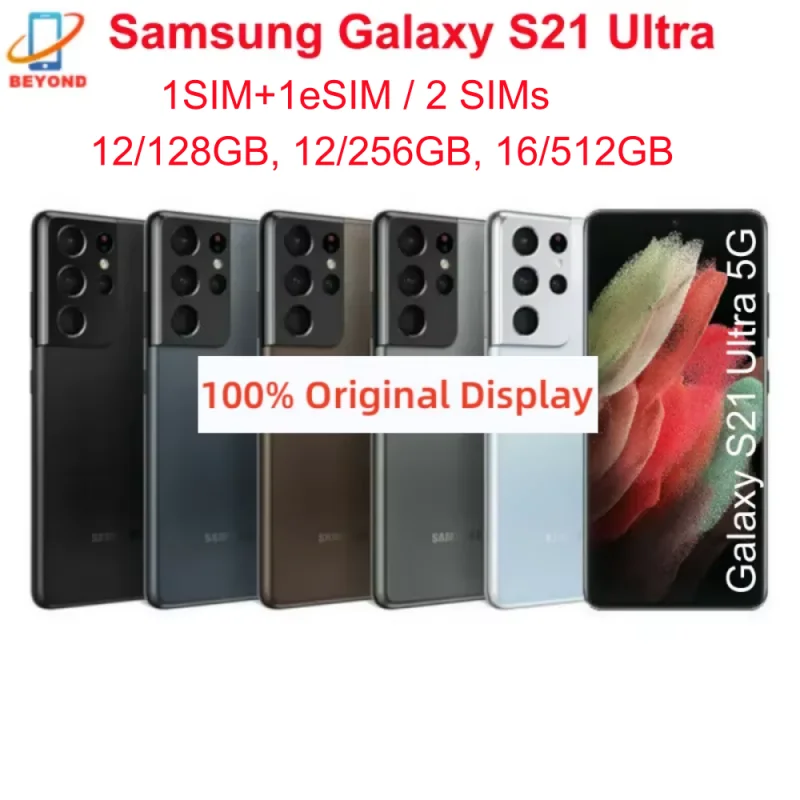 ジャンク Samsung Galaxy S21 Ultra SM-G998N New Samsung Galaxy S21 Ultra 5G SM-G998U 128GB Factory