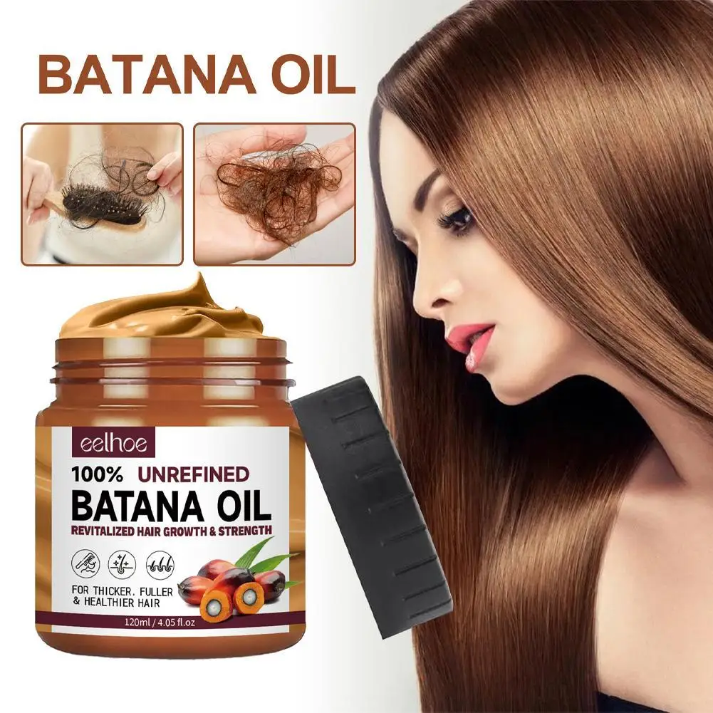 120ml Batana Oil for hair growth For Healthier Thicker Fuller Hair Conditioner Moisturize Repair Dry Hair Treatment Hair Care