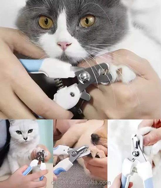 1pc Dog Nail Clipper Scissors Kitten Nail Toe Claw Clippers Trimmer Labor-Saving Grooming Tools for Animals General Pet Supplies 5