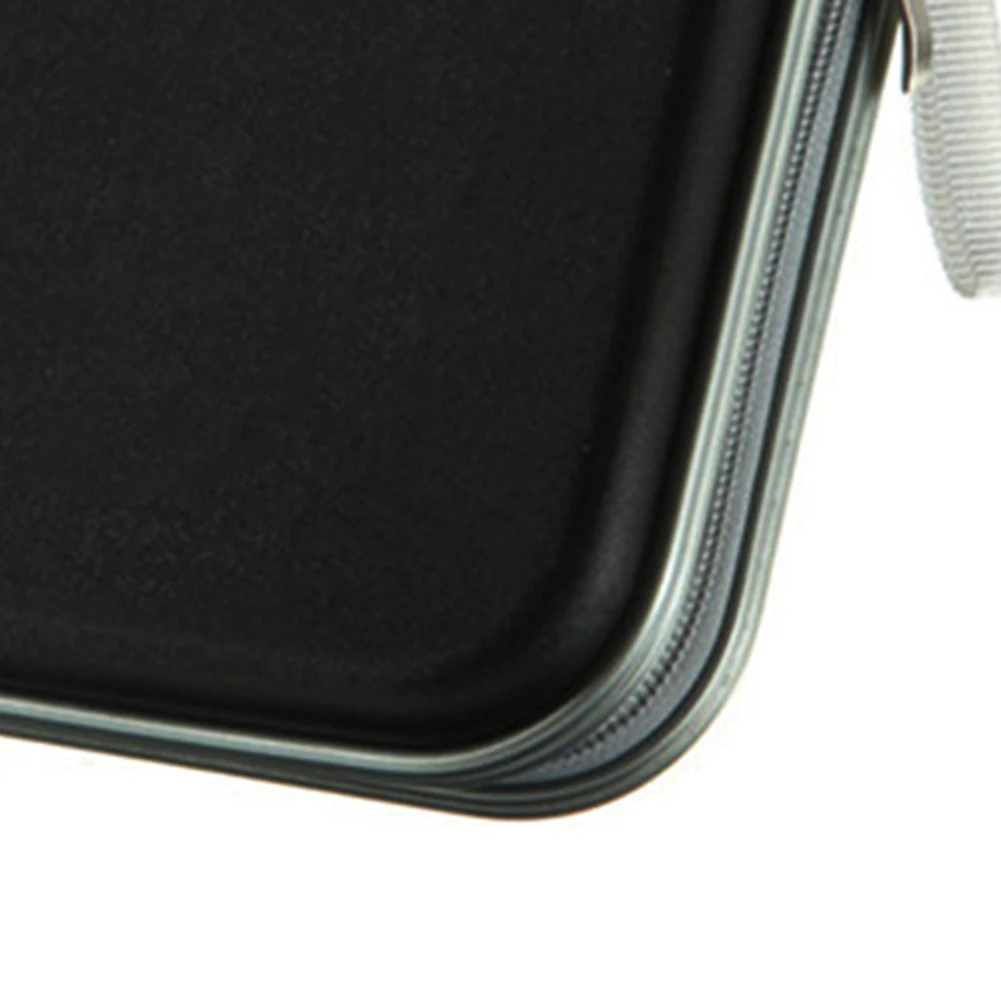CD DVD Storage Bag 40 Capacity Compression Portable with Zipper for Home Car Album Box Disc Pack Organizer