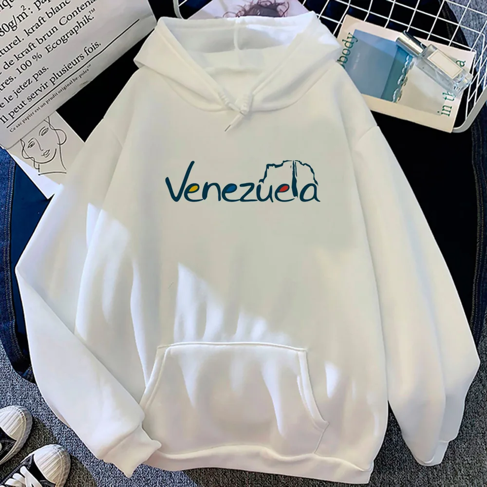 

Venezuela hoodies women 2023 anime Fleece funny tracksuit pulls female anime pulls