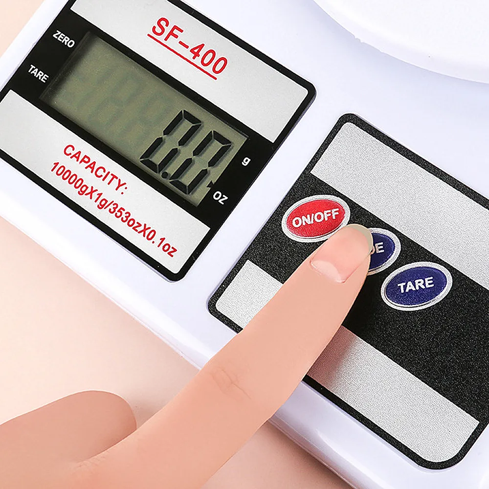 Digital Weight Grams Kitchen Scale Sf 400 Food Balance 5kg 10kg Electronic  Digital Precision Scales Peso Gramos Bakery Cooking - AliExpress