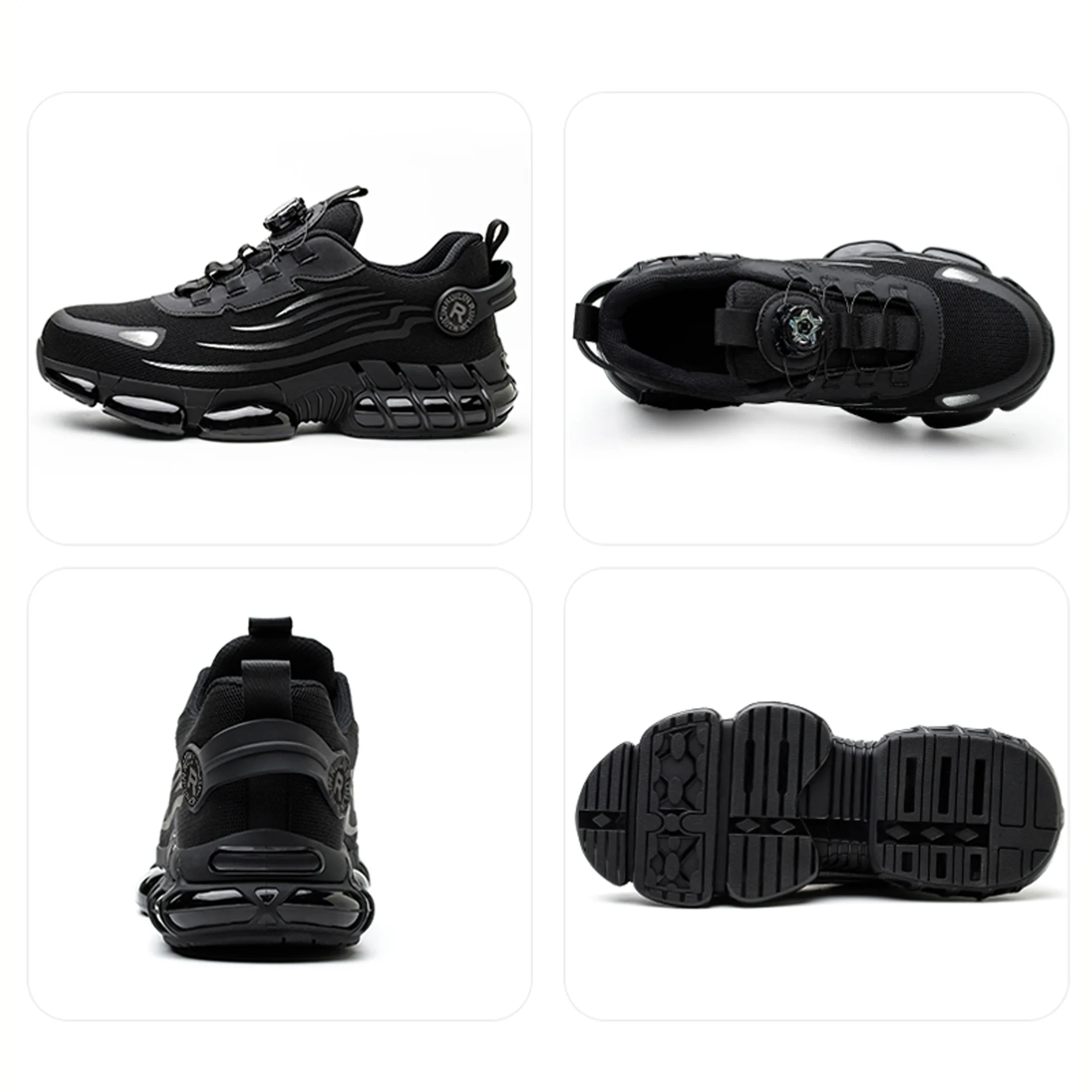 Indestructible Steel Toe Work Shoes for Men Women Rotating Button Safety Shoes Lightweight Construction Work Safety Shoes 5 Indestructible Steel Toe Work Shoes for Men Women Rotating Button Safety Shoes Lightweight Construction Work Safety Shoes 5