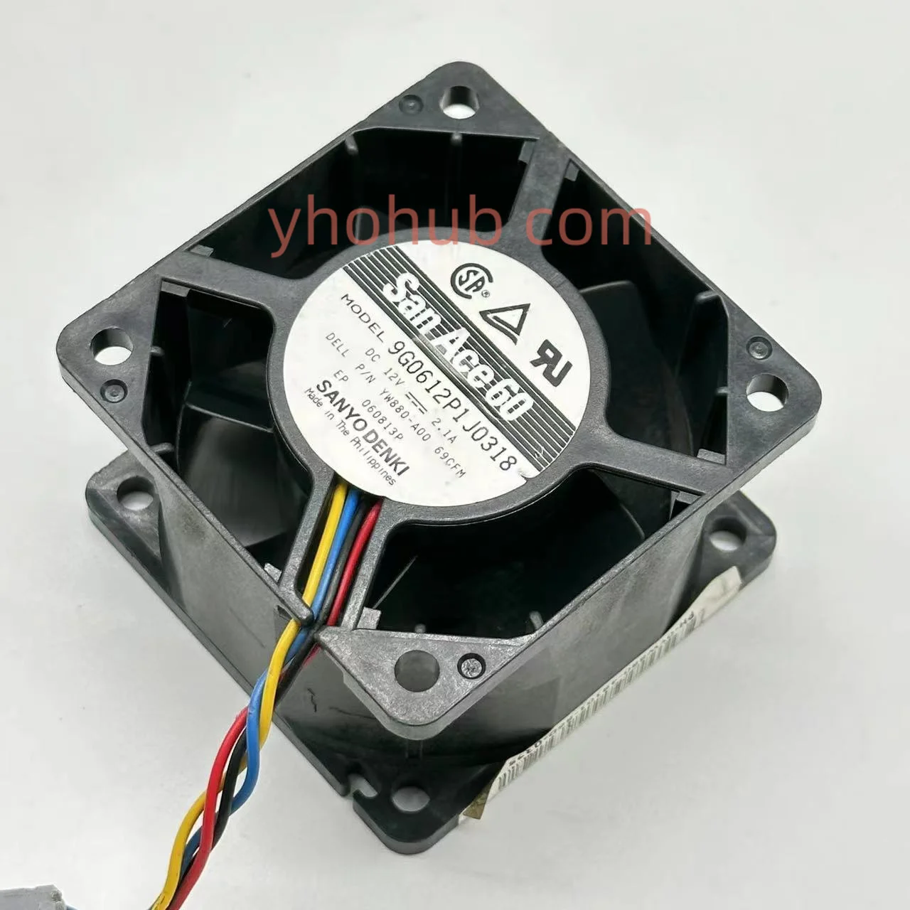 

Вентилятор охлаждения сервера SANYO DENKI 9G0612P1J0318 DC 12 В 2,1 A 60x60x38 мм